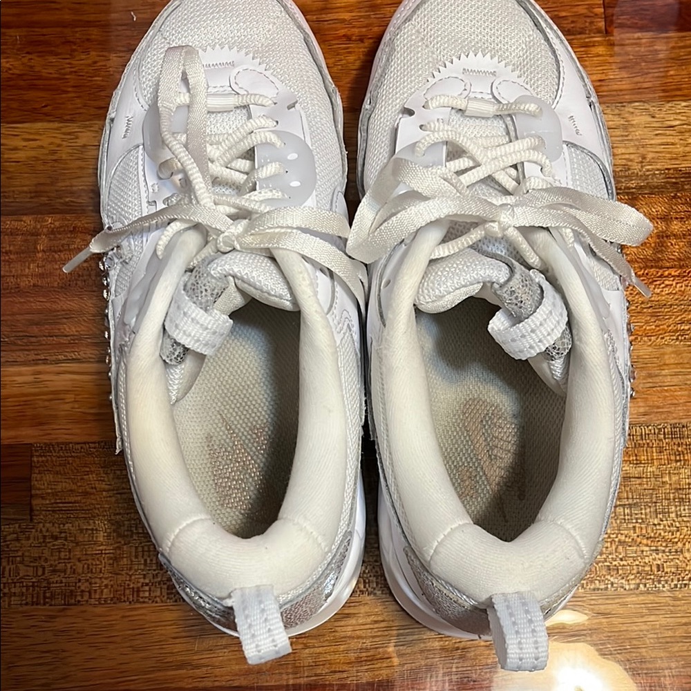 Nike Air Max 90 White Sneakers - Picture 7 of 9